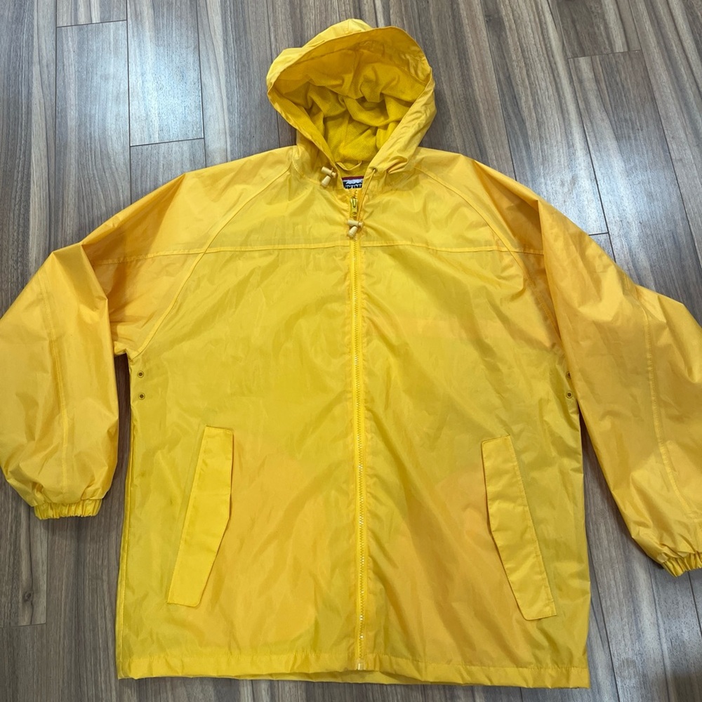NWT Men’s Vintage Viking B. T. Elements Rain jacket Yellow Size XL